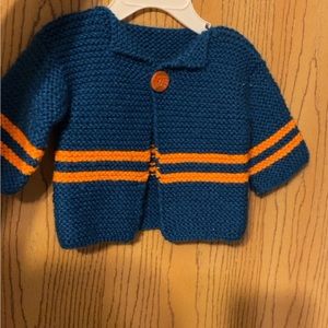 Knitted Baby Cardigan 6-9-12m